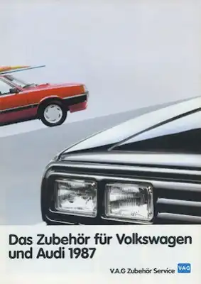 VW und Audi Zubehör Prospekt 1987