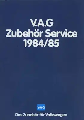 VW Zubehör Prospekt 1984/85