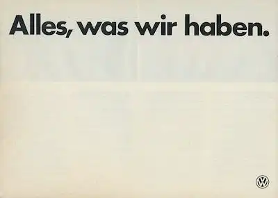 VW Programm 2.1985