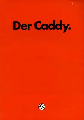 VW Caddy Prospekt 3.1983