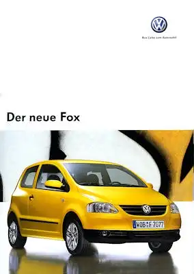 VW Fox Prospekt 3.2005