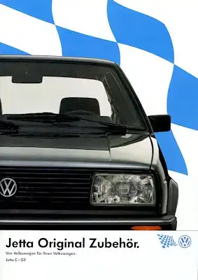 VW Jetta 2 Zubehör Prospekt 1.1987