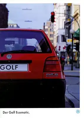 VW Golf 3 Ecomatic Prospekt 8.1994