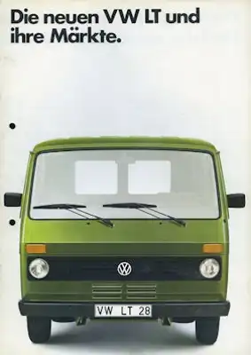 VW LT internes Prospekt ca. 1975