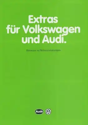 VW und Audi Zubehör Programm 7.1979