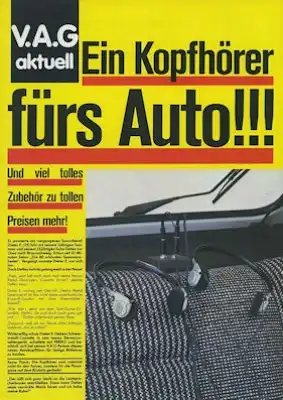 VW Polo 2 Zubehör Prospekt 1982