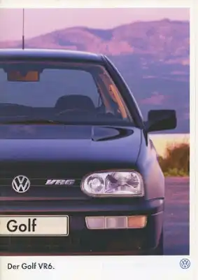 VW Golf 3 VR 6 Prospekt 5.1997