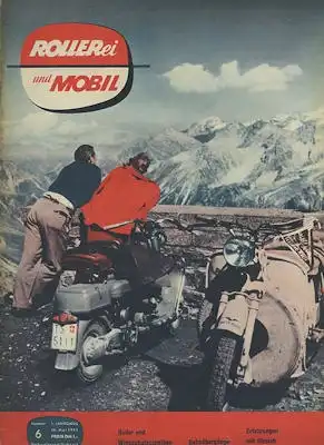 Rollerei und Mobil / Roller Mobil Kleinwagen 1955 Heft 6