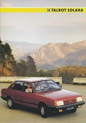 Talbot Solara Prospekt 1985