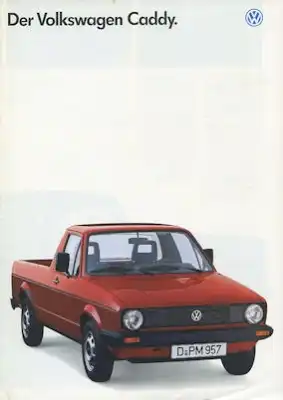 VW Caddy Prospekt 11.1987