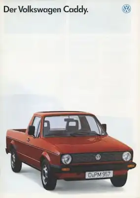 VW Caddy Prospekt 7.1988