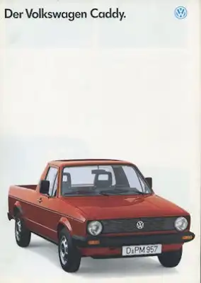 VW Caddy Prospekt 1.1989
