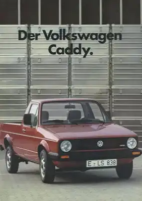 VW Caddy Prospekt 8.1985