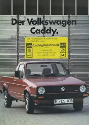 VW Caddy Prospekt 1.1984