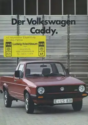 VW Caddy Prospekt 8.1983