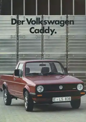 VW Caddy Prospekt 12.1984