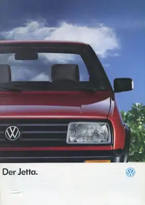 VW Jetta 2 Prospekt 8.1991