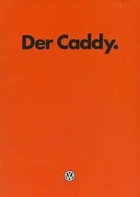 VW Caddy Prospekt 1.1983