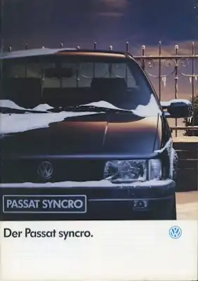 VW Passat B 3 syncro Prospekt 1.1992
