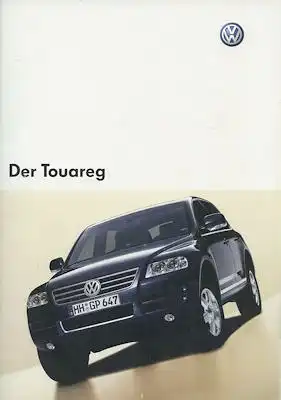 VW Touareg Prospekt 9.2002