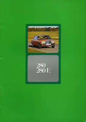 Mercedes-Benz 280 280 E Prospekt 7.1977