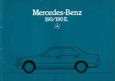 Mercedes-Benz 190 190E Prospekt 8.1983