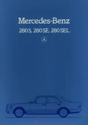 Mercedes-Benz 280 S SE SEL Prospekt 11.1983