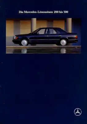 Mercedes-Benz 200-300 Prospekt 8.1991