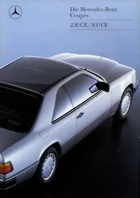 Mercedes-Benz 230 CE 300 CE Prospekt 8.1988