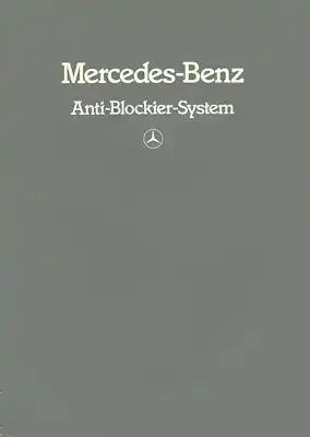 Mercedes-Benz ABS Prospekt 6.1984
