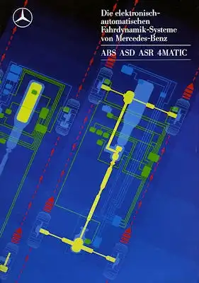 Mercedes-Benz ABS ASD ASR 4Matic Prospekt 1989