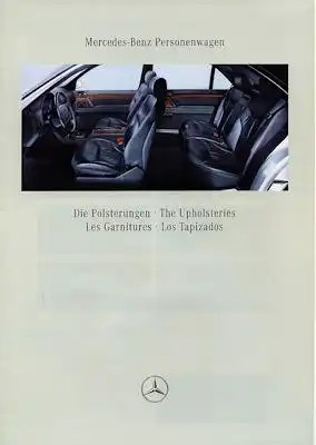 Mercedes-Benz Polsterungen Prospekt 1993