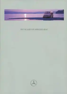 Mercedes-Benz V-Klasse Prospekt 11.1996