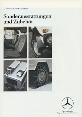 Mercedes-Benz G Zubehör Prospekt 4.1984