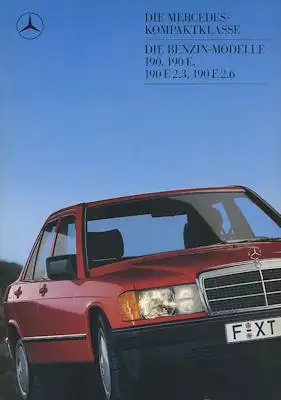 Mercedes-Benz 190 E E 2,3 E 2,6 Prospekt 8.1987