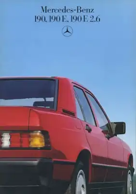 Mercedes-Benz 190 E E 2,3 E 2,6 Prospekt 8.1985
