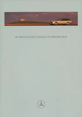 Mercedes-Benz Neue E-Klasse T-Modelle Prospekt 8.1996