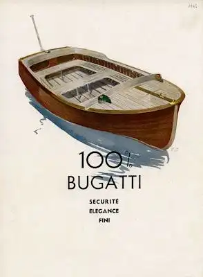 Bugatti Boots Prospekt 6.1946