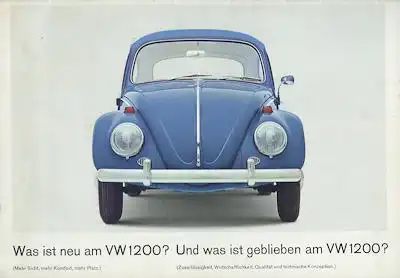 VW Käfer Prospekt 8.1964