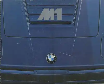 BMW M 1 Prospekt 2.1978 f