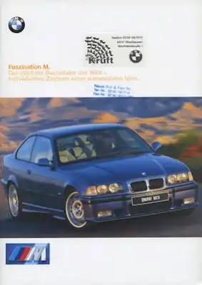 BMW M 3 Prospekt 1997