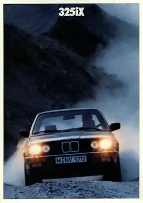 BMW 325iX Prospekt 1987