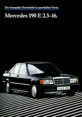 Mercedes-Benz 190 E 2.3-16 Prospekt 1985