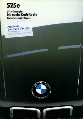 BMW 525 E Prospekt 1984