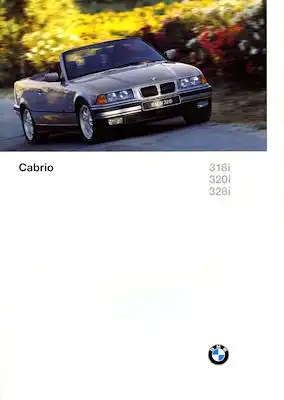 BMW 3er Cabrio Prospekt 1997