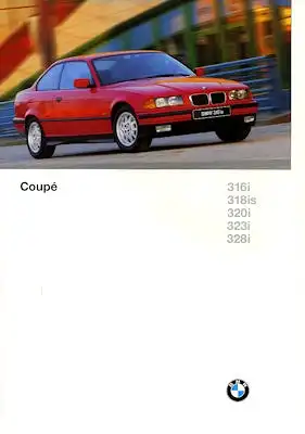 BMW 3er coupé Prospekt 1997