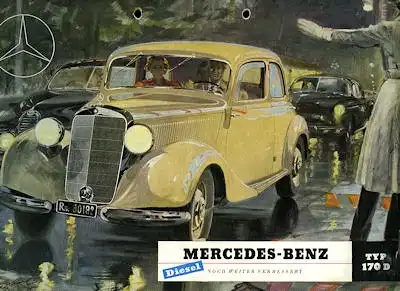 Mercedes-Benz 170 D Prospekt 9.1950