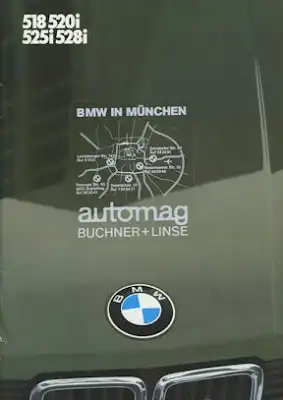BMW 518 520i 525i 528i Prospekt 1.1983