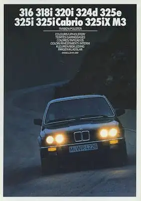 BMW 3er Farben 1987