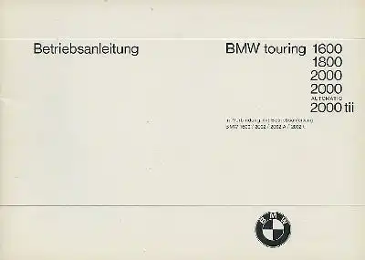 BMW Touring Bedienungsanleitung 5.1971